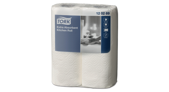 Keukenrol Tork | Extra Absorbent | 2-laags | 64 vel (120269)