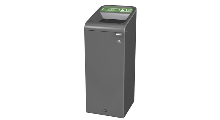 Rubbermaid Configure, modulaire afvalscheidingsbak, 57 liter, VB 500237 | glas Duits