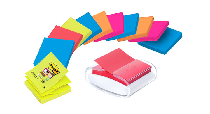 Memoblokdispenser 3m tbv z-note 76x76mm tr + 12blk(pr12-330)