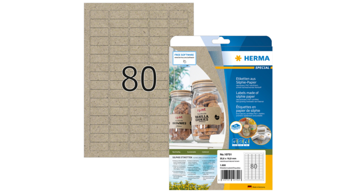 Etiket herma 10751 35.6x16.9mm silphie br 1600st(10751)