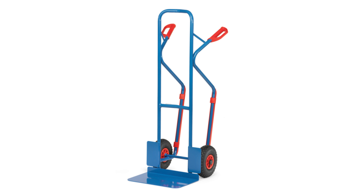 Steekwagen hoogte 1300 steekbreedte 480, Rubber banden