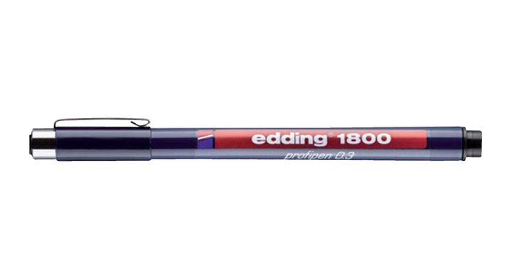 Fineliner edding 1800 0.35mm zwart(4-180003001)