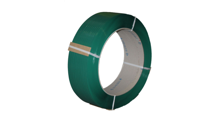 Omsnoeringsband, PET, emb. 15mm x 1500m, 0,7mm, K406, groen
