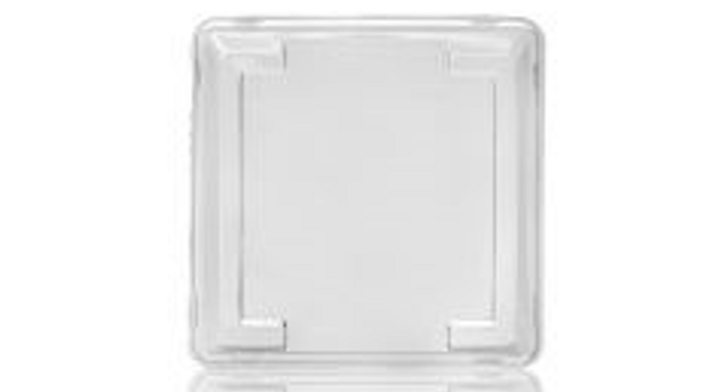 Deksel, tapasschaal, PET, 170x170x44mm, transparant (300)