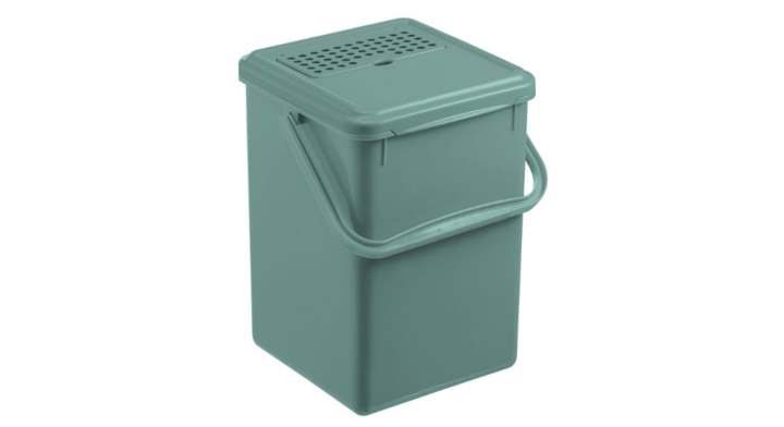 Bio afvalemmer met koolfilter, 9 liter, groen, VB 246622