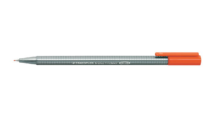 Fineliner staedtler triplus 334 rood