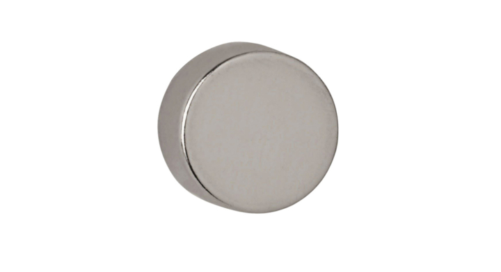 Magneet maul neodymium rond 10x5mm 2.6kg 10st