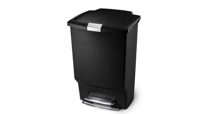 Simplehuman Step Can | Pedaalemmer | 45 Liter | Zwart | VB 015286