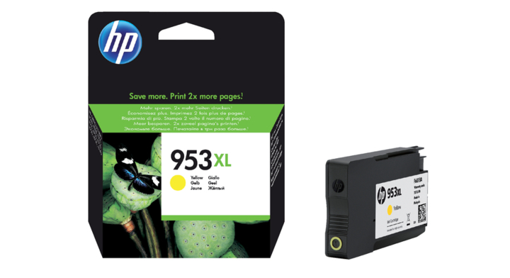 Inkcartridge hp 953xl f6u18ae hc geel(f6u18ae)