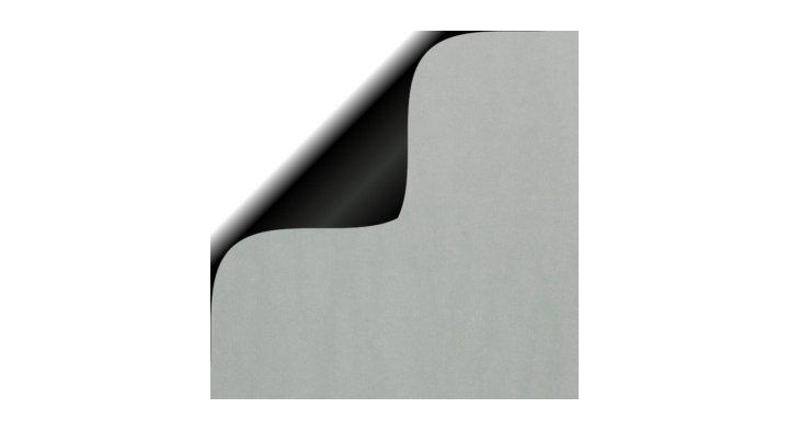 Cadeaupapier 50cmx200m 1740 Zilver/Zwart dubbelz.