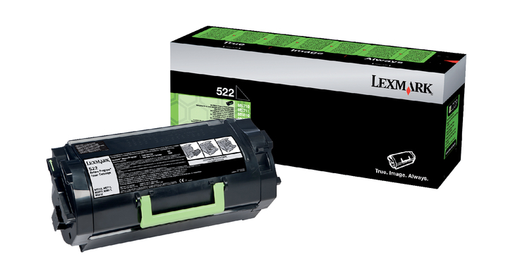 Tonercartridge lexmark 52d2000 522 6k zwart(52d2000)