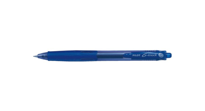 Gelschrijver pilot g-knock 07 begreen 0.4mm blauw