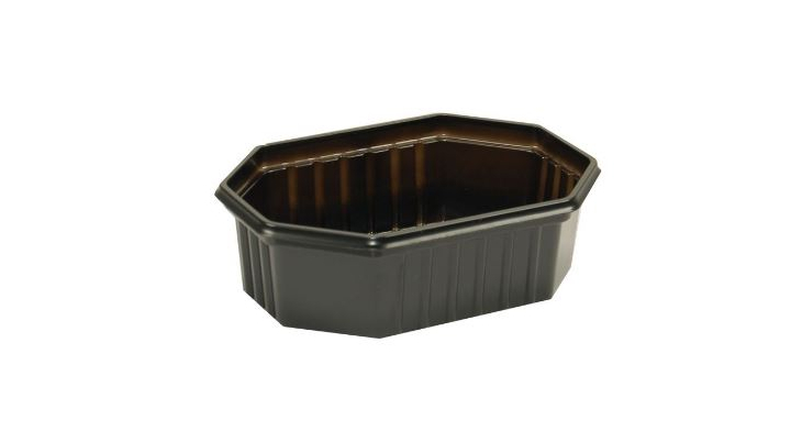 Fw Bakjes Klein Zwart   125 Cc 8 Hoekig Ds/1000