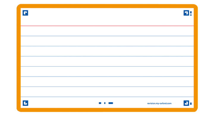 Flashcard oxf 2.0 75x125mm 80vel 250gr lijn oranje(400133882