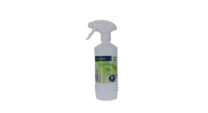 Sprayflacon alcohol 80%, Merbach, 500 ml