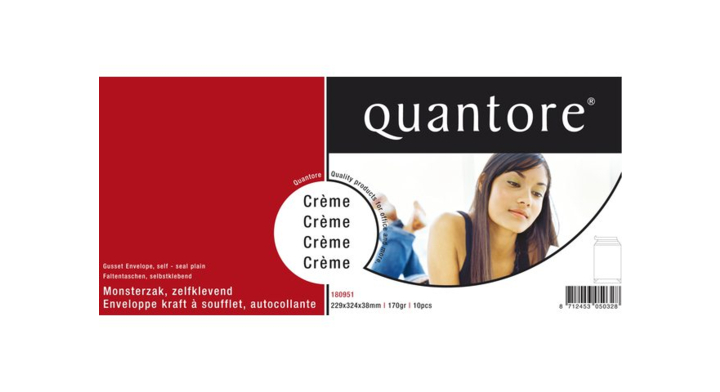Envelop quantore monsterzak 229x324x38 170gr zk cr(180951)