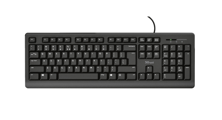 Toetsenbord trust primo zwart(23880)