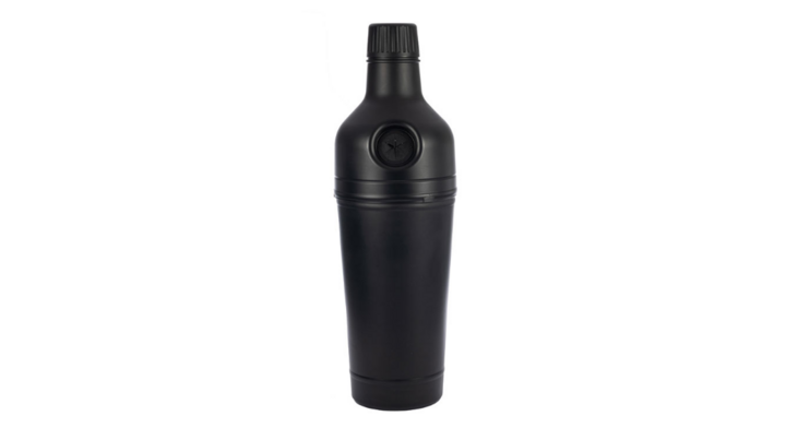 PETman | Afvalbak (PET)Flesjes | Ø580x1800mm | Zwart | VB 415708