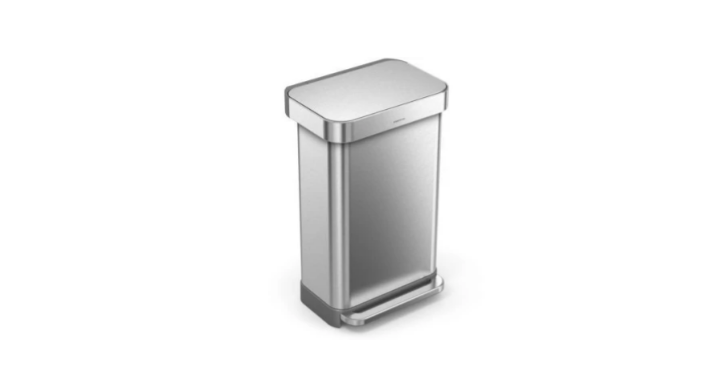 Simplehuman, pedaalemmer, 45 liter, RVS, VB 017815