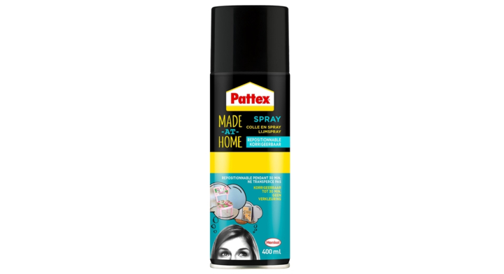 Lijm pattex power spray corrigeerbaar 400ml