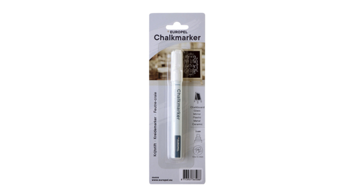 Krijtstift europel 3mm wit(356508)