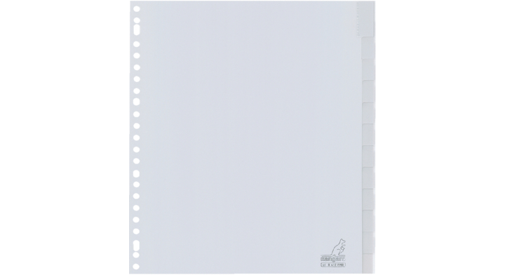Tabblad kangaro g412fm-b a4 23r pp 12dlg v-tabs br(g412fm-b)