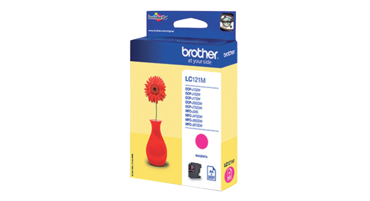 Inkcartridge brother lc-121 rood(lc-121m)