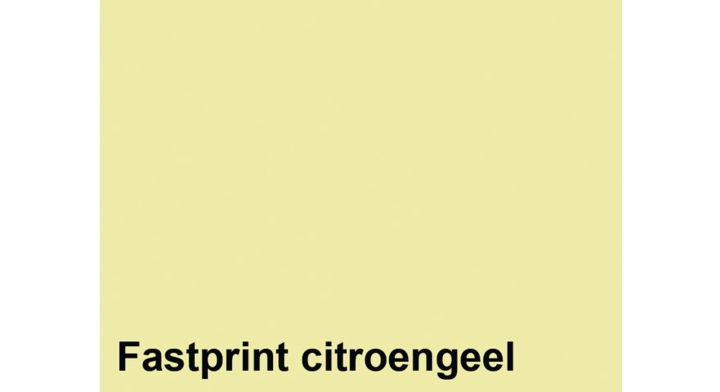 Kopieerpapier fastprint a4 80gr citroengeel