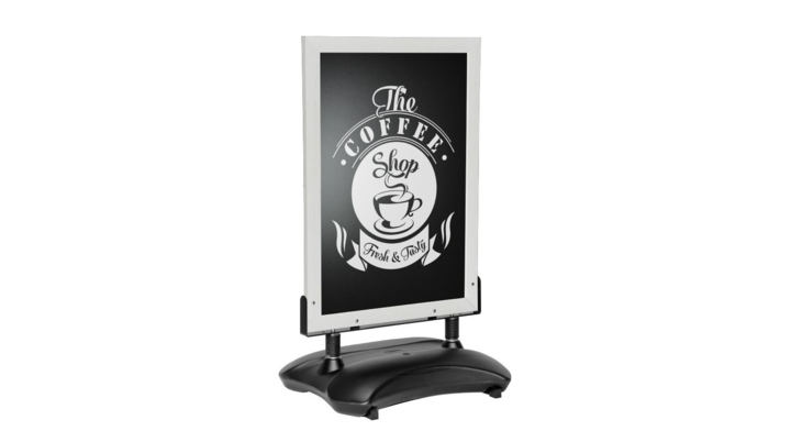 Krijtstoepbord ChalkPro Wit 80x105cm