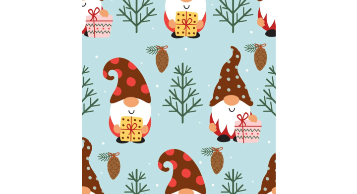 Kerst cadeaupapier 30cm x 200m, 90226