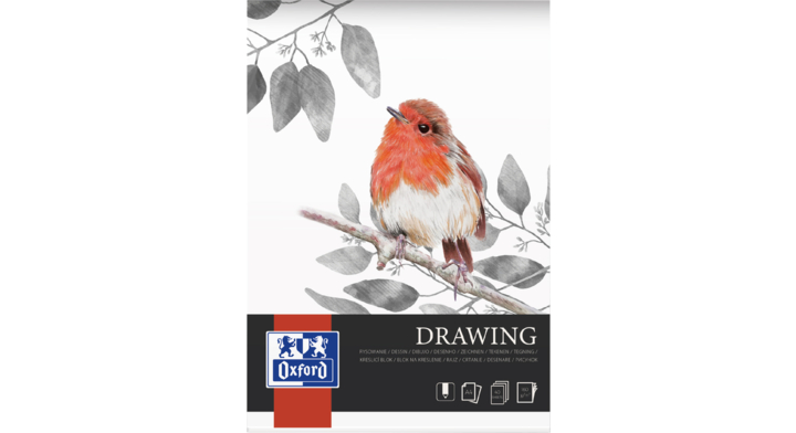 Tekenblok oxford drawing a4 40vel 160gr(400166107)
