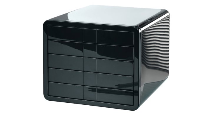 Ladenbox han iline 5laden zwart(ha-1551-13)