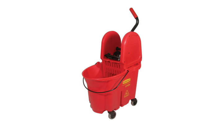 Rubbermaid Wavebrake, neerwaartse combopers, rood, VB 007578