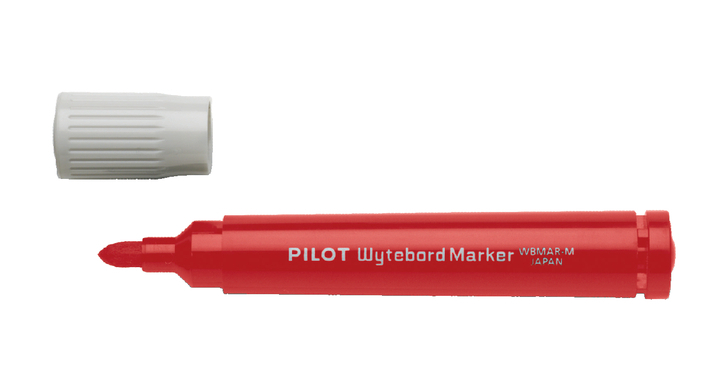 Viltstift pilot wbma-m whiteboard rond 1.8mm rood