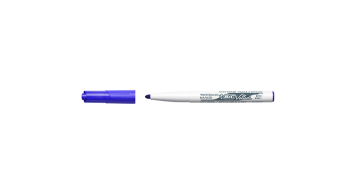 Viltstift bic Velleda 1741 whiteboard rond medium blauw