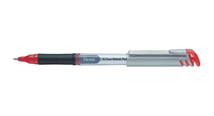 Rollerpen pentel energel mediumpunt bl17 rood