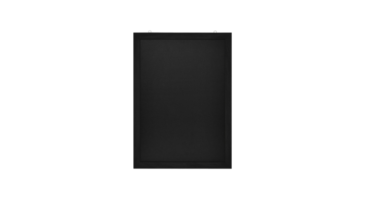 Krijtbord europel met lijst 60x84cm zwart(356227)