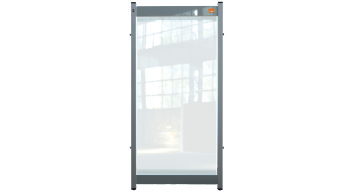 Bureauscherm nobo modulair doorzichtig pvc 400x820mm(1915549