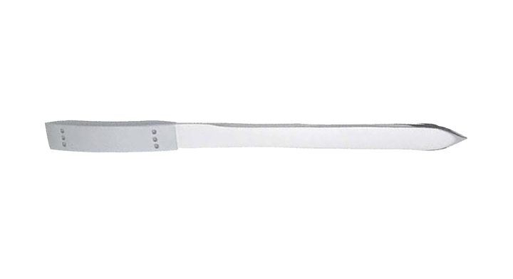 Briefopener metaal mat&chroom
