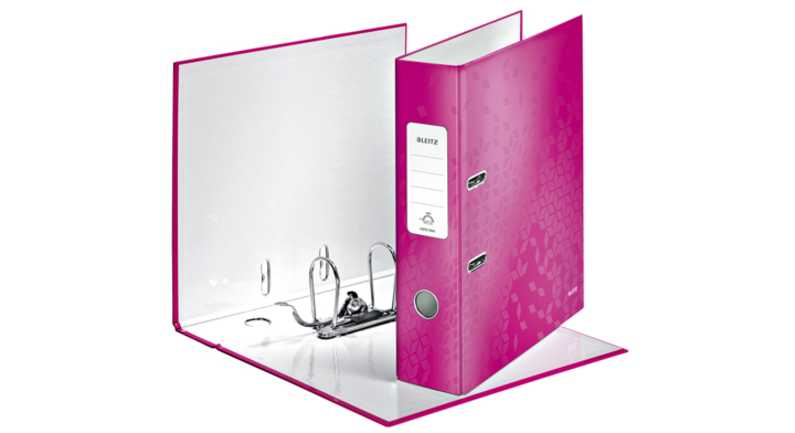 Ordner leitz wow 180graden 1005 80mm roze(10050023)
