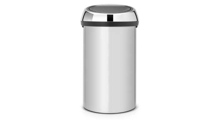 Brabantia, Touch Bin, 60 liter, metallic grijs, VB 402425