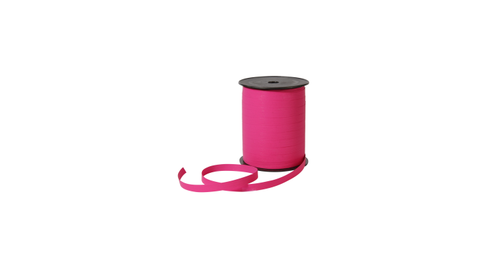 Krullint, paperlook, 10mm x 250m, magenta