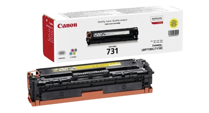 Tonercartridge canon 731 1.5k geel(6269b002)