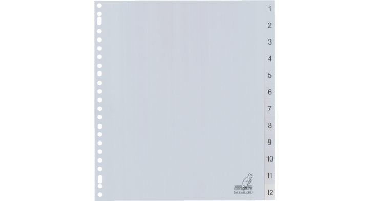 Tabblad kangaro g412cm-b a4 pp 12dlg 1-12 breed(g412cm-b)