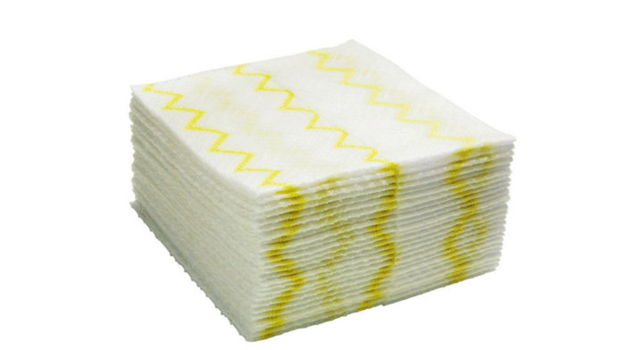 Rubbermaid, wegwerp microvezeldoek, 30x30cm, geel, VB 553822 (640 stuks)