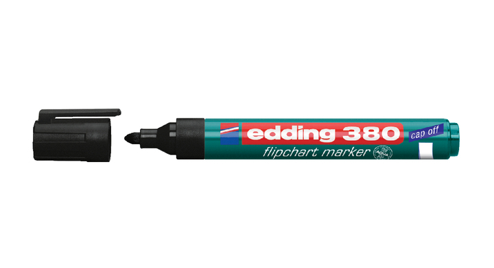 Viltstift edding 380 flipover rond 2mm zwart