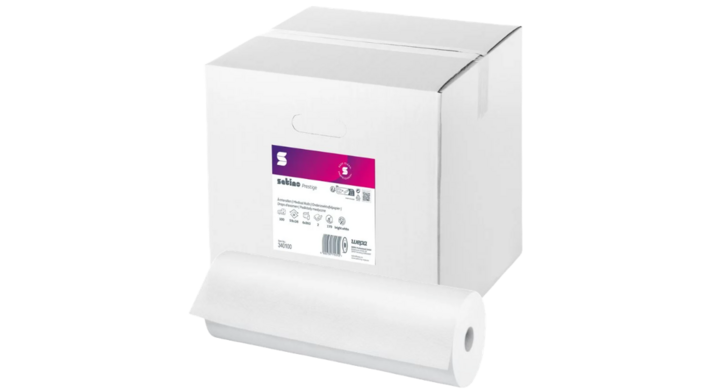 Satino Prestige | Onderzoekstafelpapier | 59cm x 100m | 2-Laags | Wit | 340100 (6 stuks)
