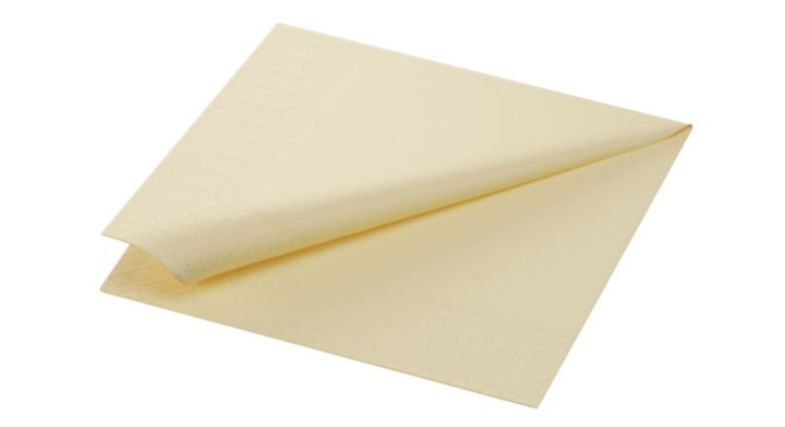 Duni Tissue, servet, 33x33 cm, 2-laags, Cream, 180377 (2000 stuks)