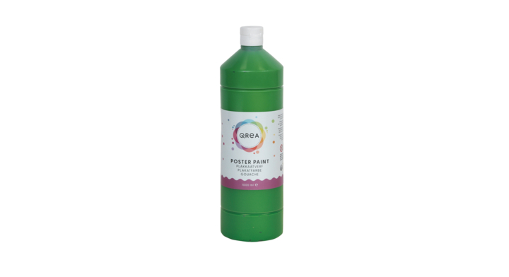 Plakkaatverf qrea middengroen 1000ml(47515)