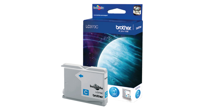 Inkcartridge brother lc-970c blauw